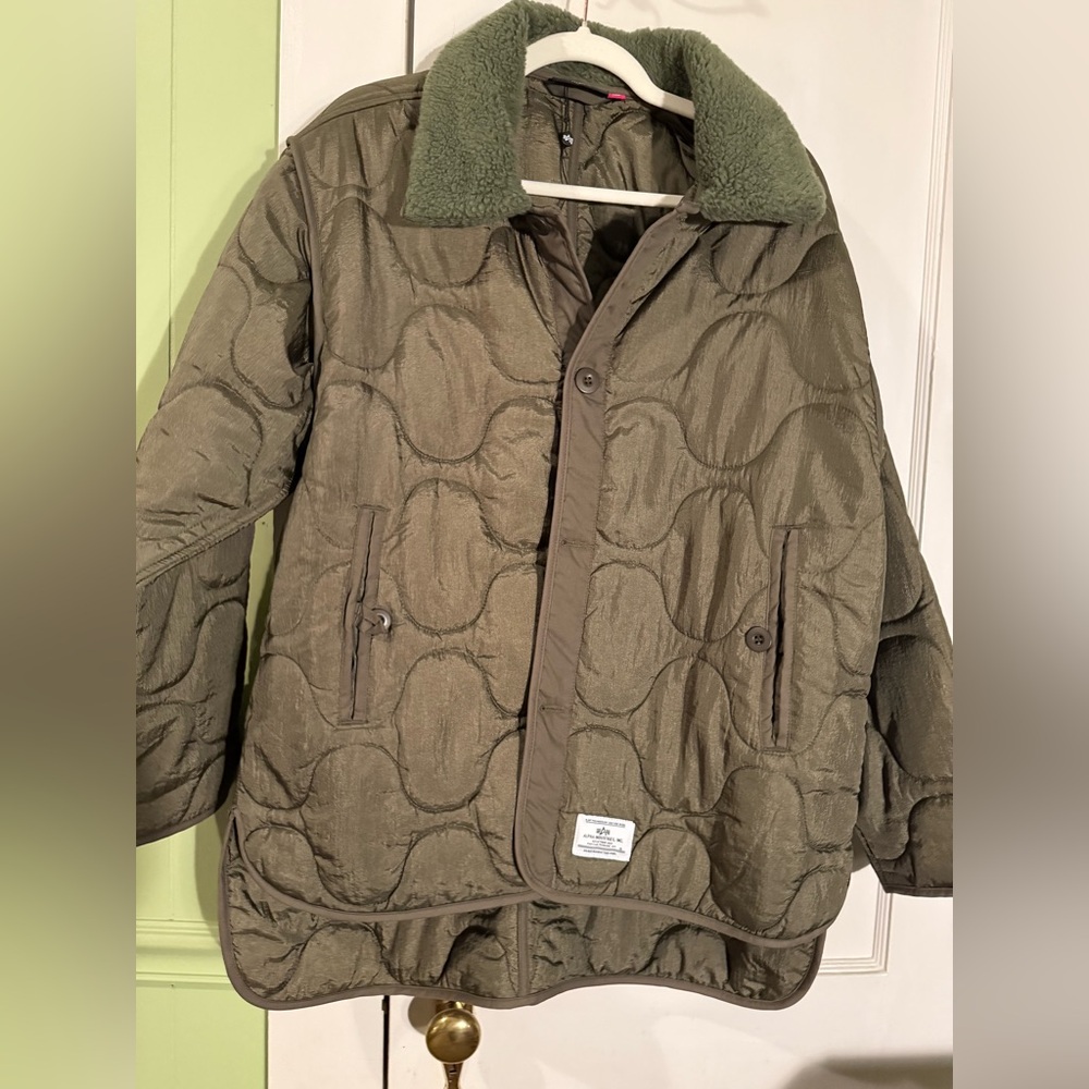 Alpha Industries Liner Jacket with Fleece Collar